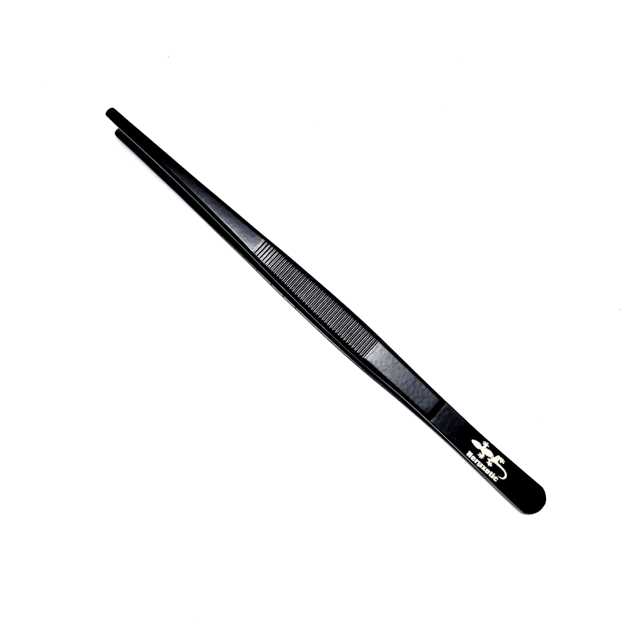 8 Inch Stainless Steel Tweezers – Black | Bugnut Limited